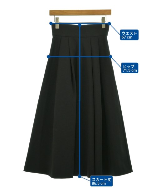 UNITED ARROWS（ユナイテッドアローズ）ロング・マキシ丈スカート 黒 サイズ:36(S位) レディース/2200709554158
