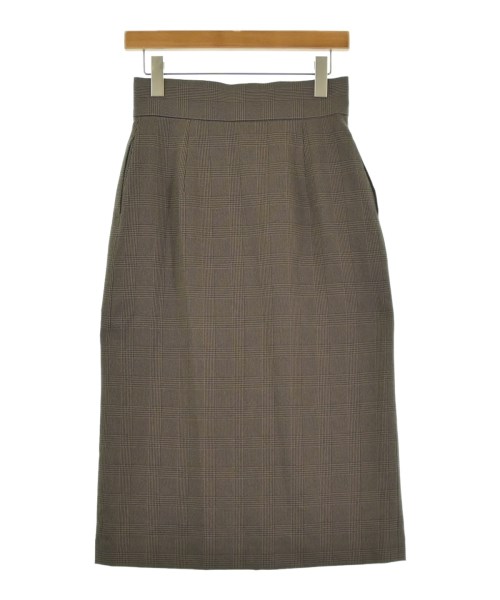 UNITED ARROWS（ユナイテッドアローズ）ひざ丈スカート 茶 サイズ:38(M位) レディース/2200709948070