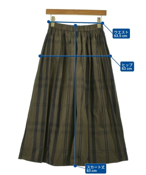 UNITED ARROWS（ユナイテッドアローズ）ロング・マキシ丈スカート カーキ サイズ:38(M位) レディース/2200711268036
