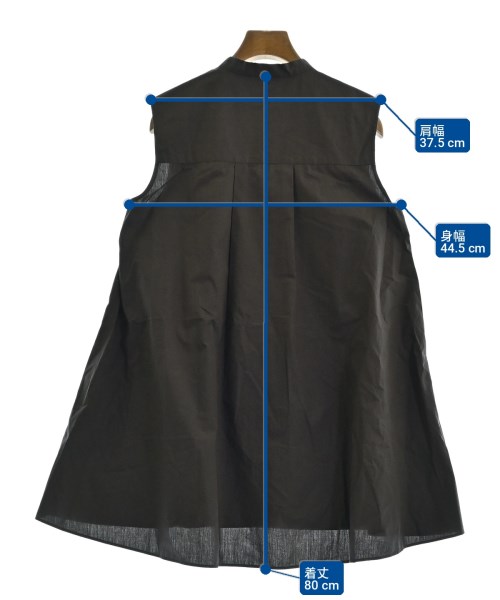 UNITED ARROWS（ユナイテッドアローズ）ブラウス 茶 サイズ:38(M位) レディース/2200714100043