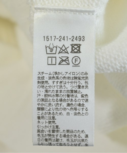 UNITED ARROWS（ユナイテッドアローズ）スウェット 白 サイズ:F レディース/2200711554078