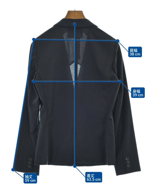 UNITED ARROWS（ユナイテッドアローズ）テーラードジャケット 紺 サイズ:38(M位) レディース/2200714002088