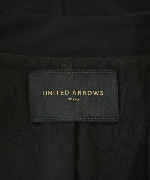 UNITED ARROWS（ユナイテッドアローズ）ノーカラージャケット 黒 サイズ:40(M位) レディース/2200714002101
