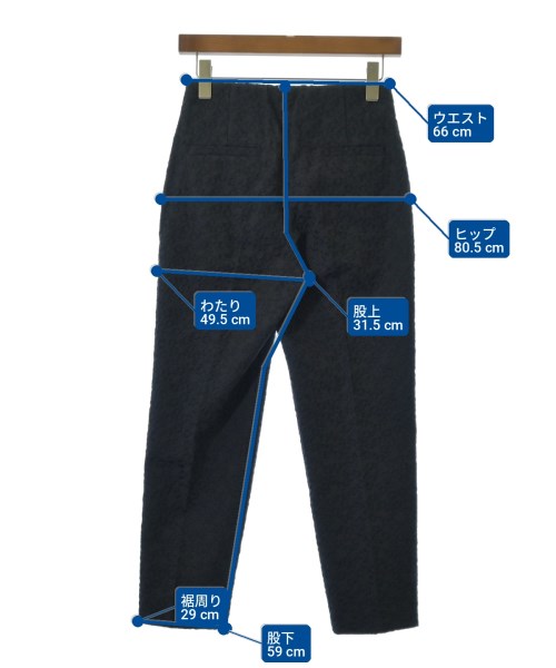 UNITED ARROWS（ユナイテッドアローズ）スラックス 黒 サイズ:34(XS位) レディース/2200714866031
