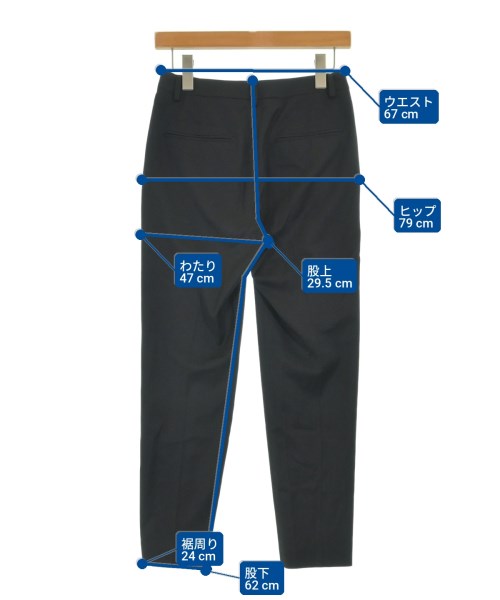 UNITED ARROWS（ユナイテッドアローズ）スラックス 黒 サイズ:36(S位) レディース/2200714878034