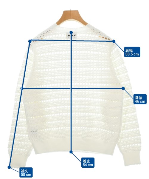 UNITED ARROWS（ユナイテッドアローズ）ニット・セーター 白 サイズ:-(M位) レディース/2200708407110
