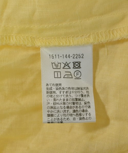 UNITED ARROWS（ユナイテッドアローズ）ブラウス 黄 サイズ:F レディース/2200714352084