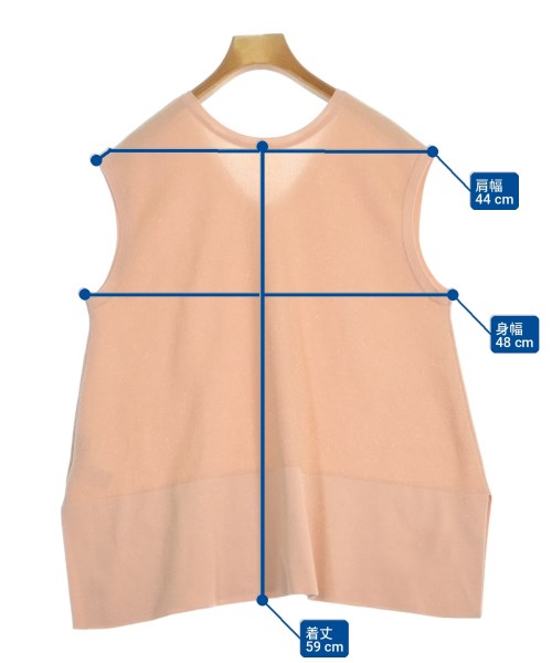 UNITED ARROWS（ユナイテッドアローズ）ベスト/ノースリーブ ピンク サイズ:F レディース/2200714352220