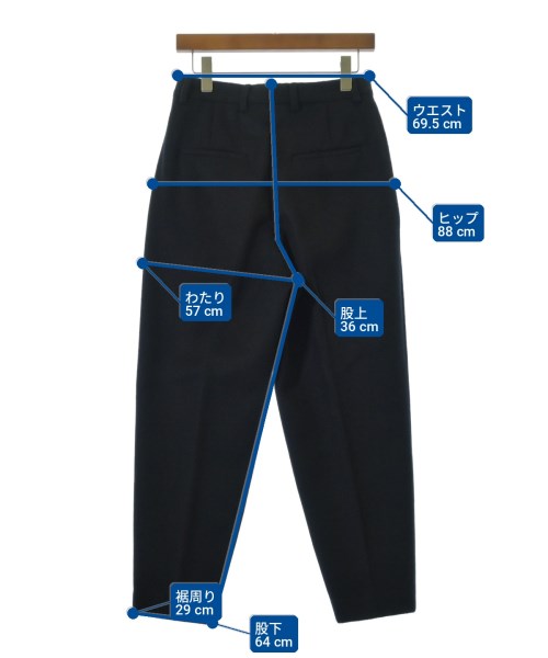 UNITED ARROWS（ユナイテッドアローズ）スラックス 黒 サイズ:40(M位) レディース/2200715373675