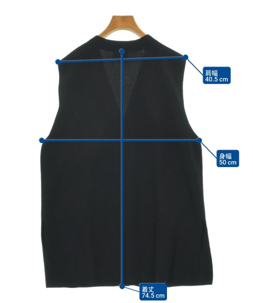UNITED ARROWS（ユナイテッドアローズ）ベスト 黒 サイズ:F レディース/2200715609026