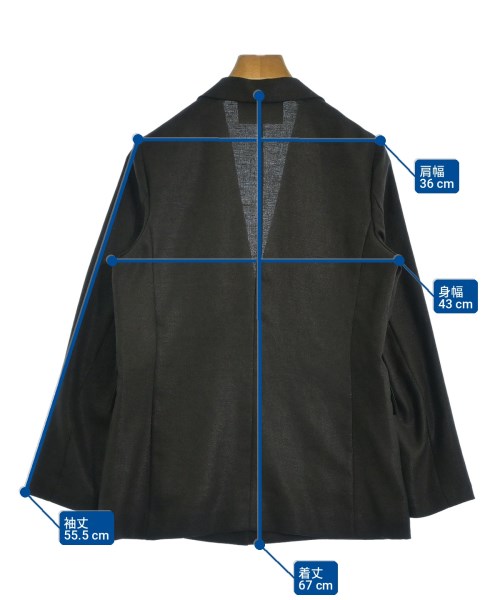 UNITED ARROWS（ユナイテッドアローズ）テーラードジャケット 茶 サイズ:36(S位) レディース/2200703084064