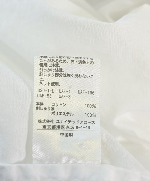 UNITED ARROWS（ユナイテッドアローズ）ブラウス 白 サイズ:F レディース/2200710499134