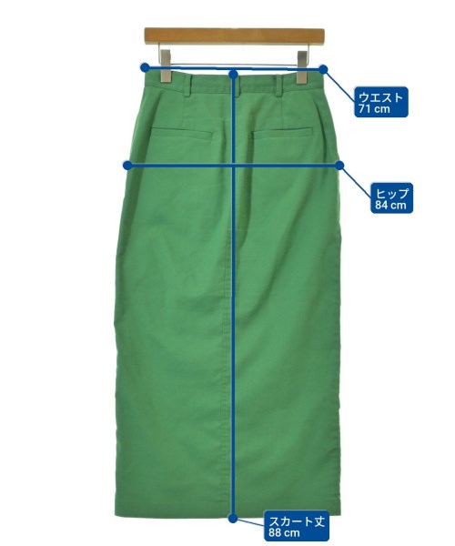 UNITED ARROWS（ユナイテッドアローズ）ロング・マキシ丈スカート 緑 サイズ:40(M位) レディース/2200706605037