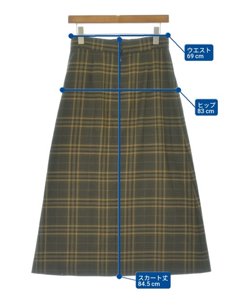 UNITED ARROWS（ユナイテッドアローズ）ロング・マキシ丈スカート 茶 サイズ:38(M位) レディース/2200713642049