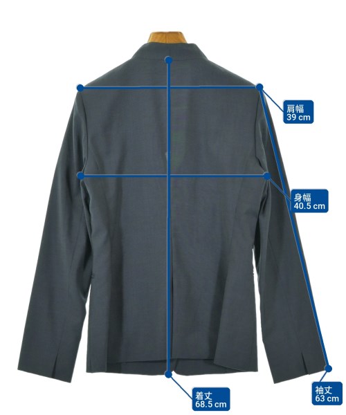 UNITED ARROWS（ユナイテッドアローズ）ノーカラージャケット 紺 サイズ:38(M位) レディース/2200716721024