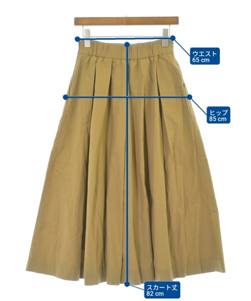 UNITED ARROWS（ユナイテッドアローズ）ロング・マキシ丈スカート ベージュ サイズ:38(M位) レディース/2200716210221