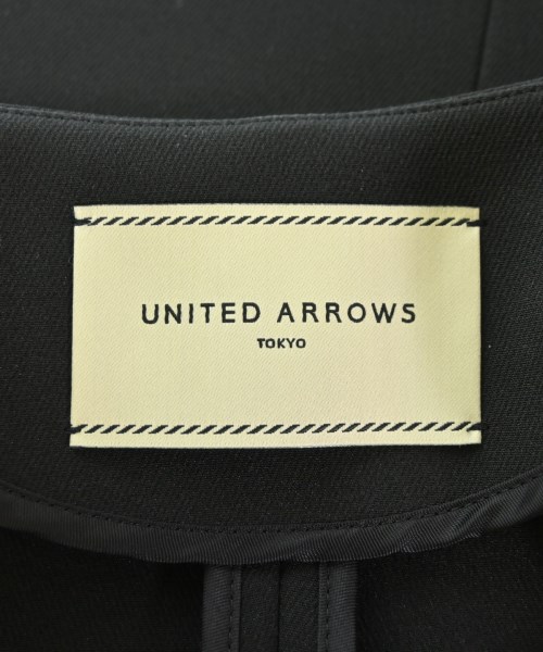 UNITED ARROWS（ユナイテッドアローズ）ノーカラージャケット 黒 サイズ:36(S位) レディース/2200714412047