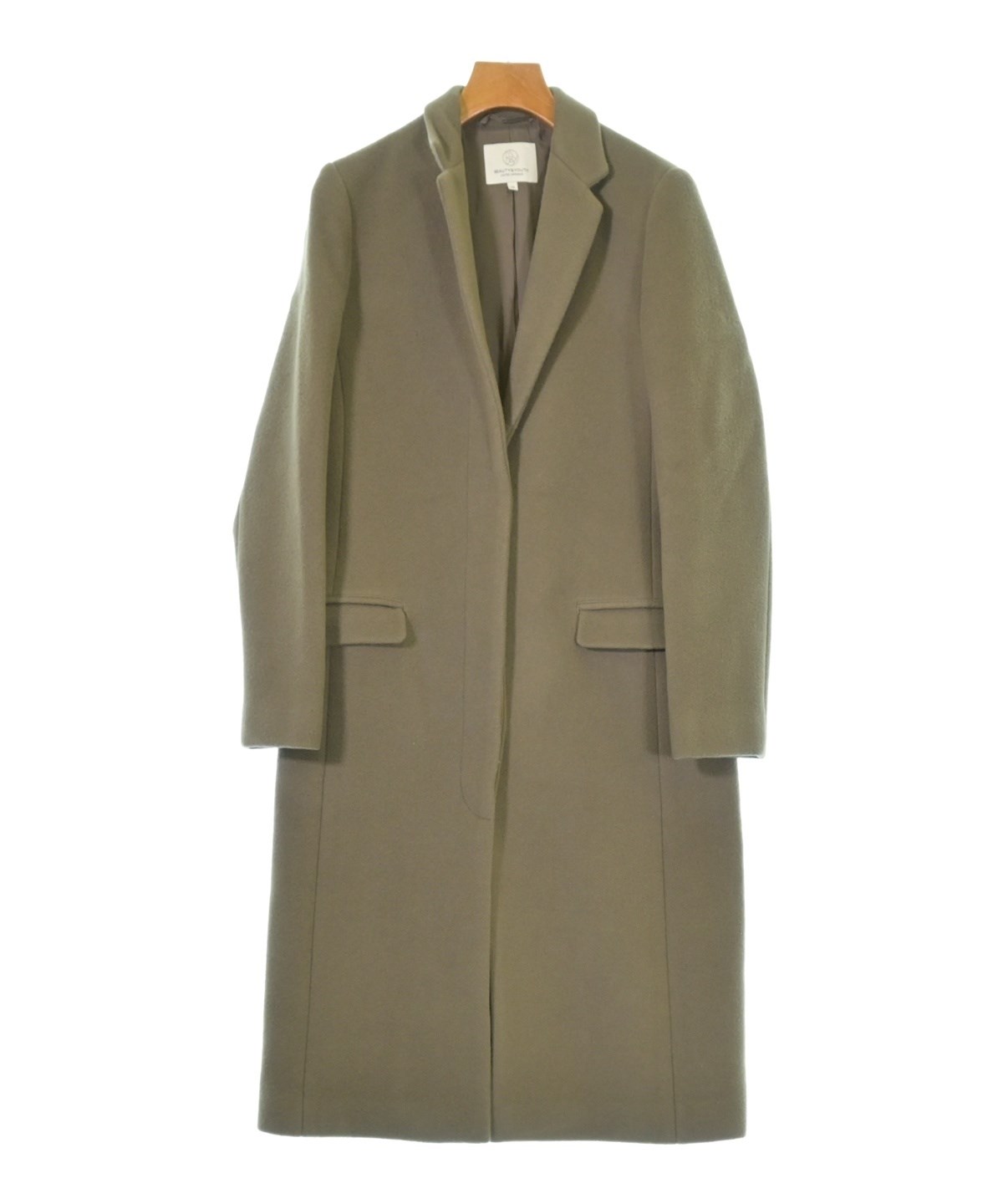 united arrows チェスターコート　カーキ UNITED ARROWS（ユナイテッドアローズ）ステンカラーコート カーキ