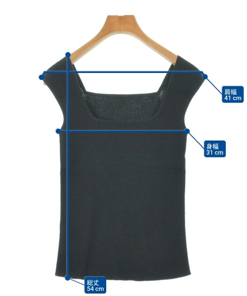 UNITED ARROWS（ユナイテッドアローズ）ノースリーブ 黒 サイズ:-(XS位) レディース/2200617959083