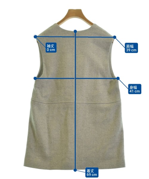 UNITED ARROWS（ユナイテッドアローズ）ベスト グレー サイズ:-(L位) レディース/2200631861058