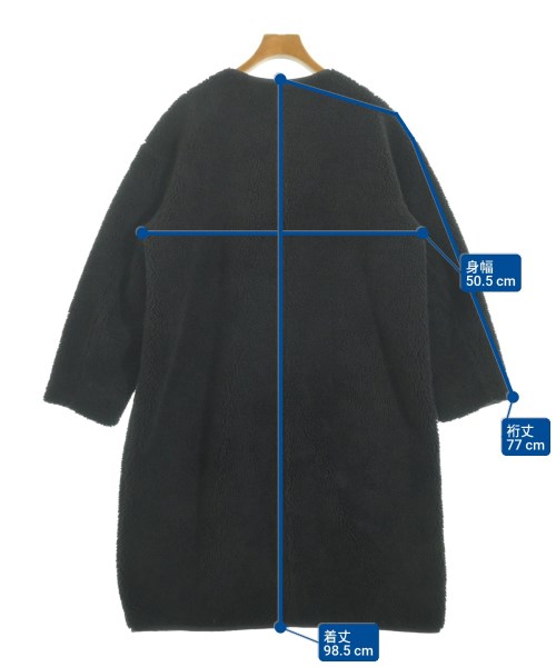 UNITED ARROWS（ユナイテッドアローズ）コート 黒 サイズ:36(S位) レディース/2200646568010