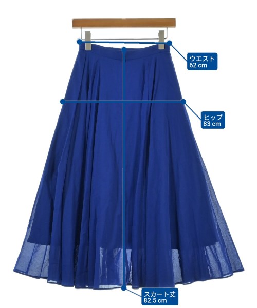 UNITED ARROWS（ユナイテッドアローズ）ロング・マキシ丈スカート 青 サイズ:36(S位) レディース/2200634972072