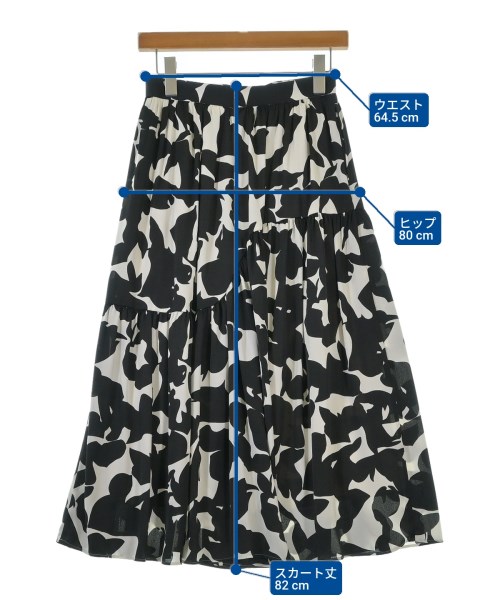 UNITED ARROWS（ユナイテッドアローズ）ロング・マキシ丈スカート 黒 サイズ:36(S位) レディース/2200634972089