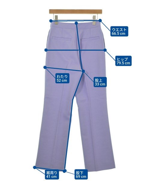 UNITED ARROWS（ユナイテッドアローズ）スラックス 紫 サイズ:38(M位) レディース/2200645588026