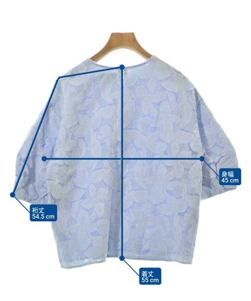 UNITED ARROWS（ユナイテッドアローズ）ブラウス 青 サイズ:36(S位) レディース/2200637036061