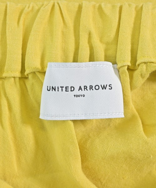 UNITED ARROWS（ユナイテッドアローズ）ひざ丈スカート 黄 サイズ:40(M位) レディース/2200647506059