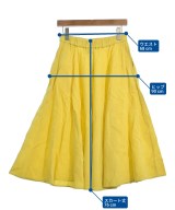 UNITED ARROWS（ユナイテッドアローズ）ひざ丈スカート 黄 サイズ:40(M位) レディース/2200647506059