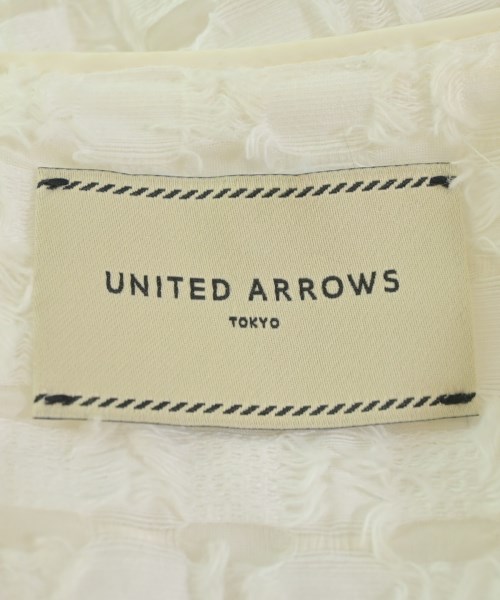 UNITED ARROWS（ユナイテッドアローズ）ノーカラージャケット 白 サイズ:36(S位) レディース/2200631396208