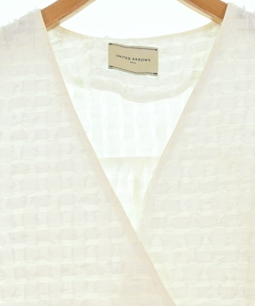 UNITED ARROWS（ユナイテッドアローズ）ノーカラージャケット 白 サイズ:36(S位) レディース/2200631396208