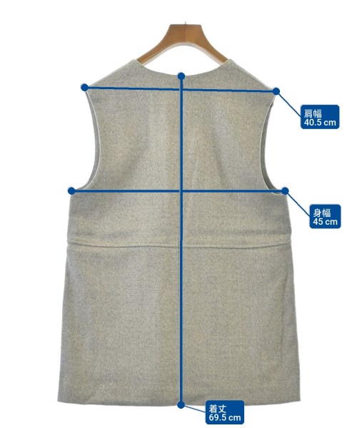 UNITED ARROWS（ユナイテッドアローズ）ベスト グレー サイズ:F レディース/2200634883019