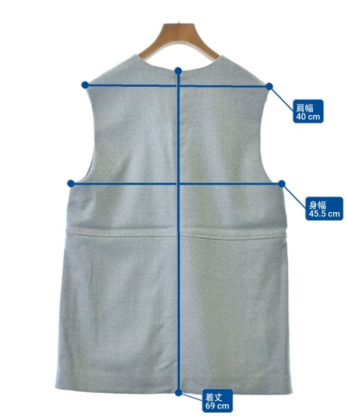 UNITED ARROWS（ユナイテッドアローズ）ベスト 青 サイズ:F レディース/2200634883026