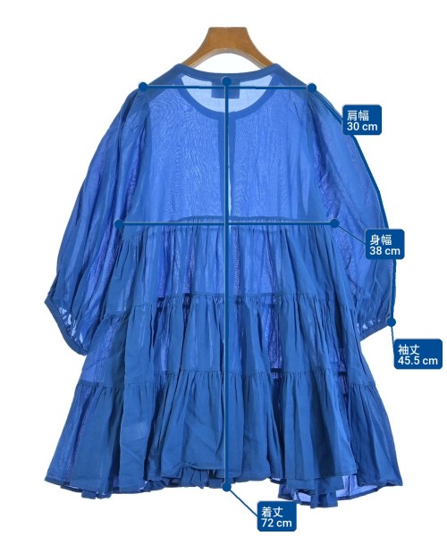 UNITED ARROWS（ユナイテッドアローズ）ブラウス 青 サイズ:F レディース/2200640093099