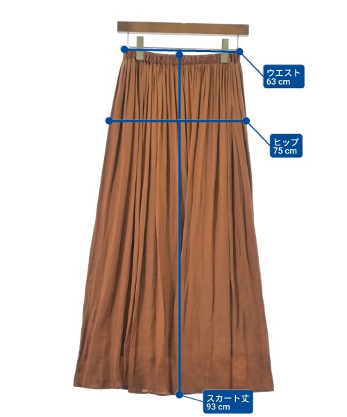 UNITED ARROWS（ユナイテッドアローズ）ロング・マキシ丈スカート 茶 サイズ:-(M位) レディース/2200640093105