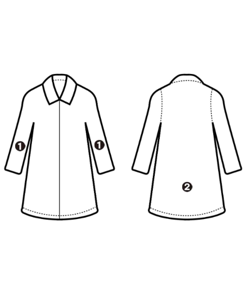 UNITED ARROWS（ユナイテッドアローズ）チェスターコート 黒 サイズ:38(M位) レディース/2200647344033