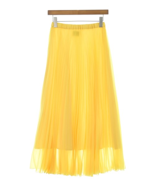 UNITED ARROWS（ユナイテッドアローズ）ロング・マキシ丈スカート 黄 サイズ:38(M位) レディース/2200648114086