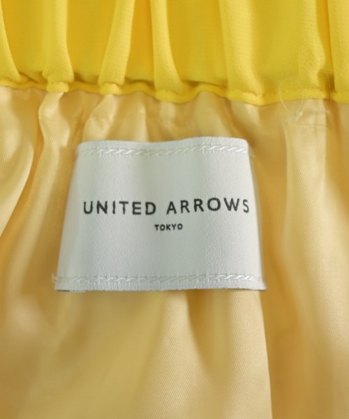 UNITED ARROWS（ユナイテッドアローズ）ロング・マキシ丈スカート 黄 サイズ:38(M位) レディース/2200648114086