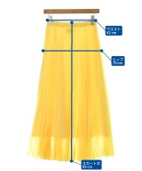 UNITED ARROWS（ユナイテッドアローズ）ロング・マキシ丈スカート 黄 サイズ:38(M位) レディース/2200648114086