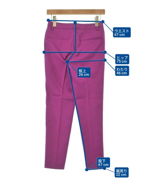 UNITED ARROWS（ユナイテッドアローズ）スラックス 紫 サイズ:36(S位) レディース/2200629103030