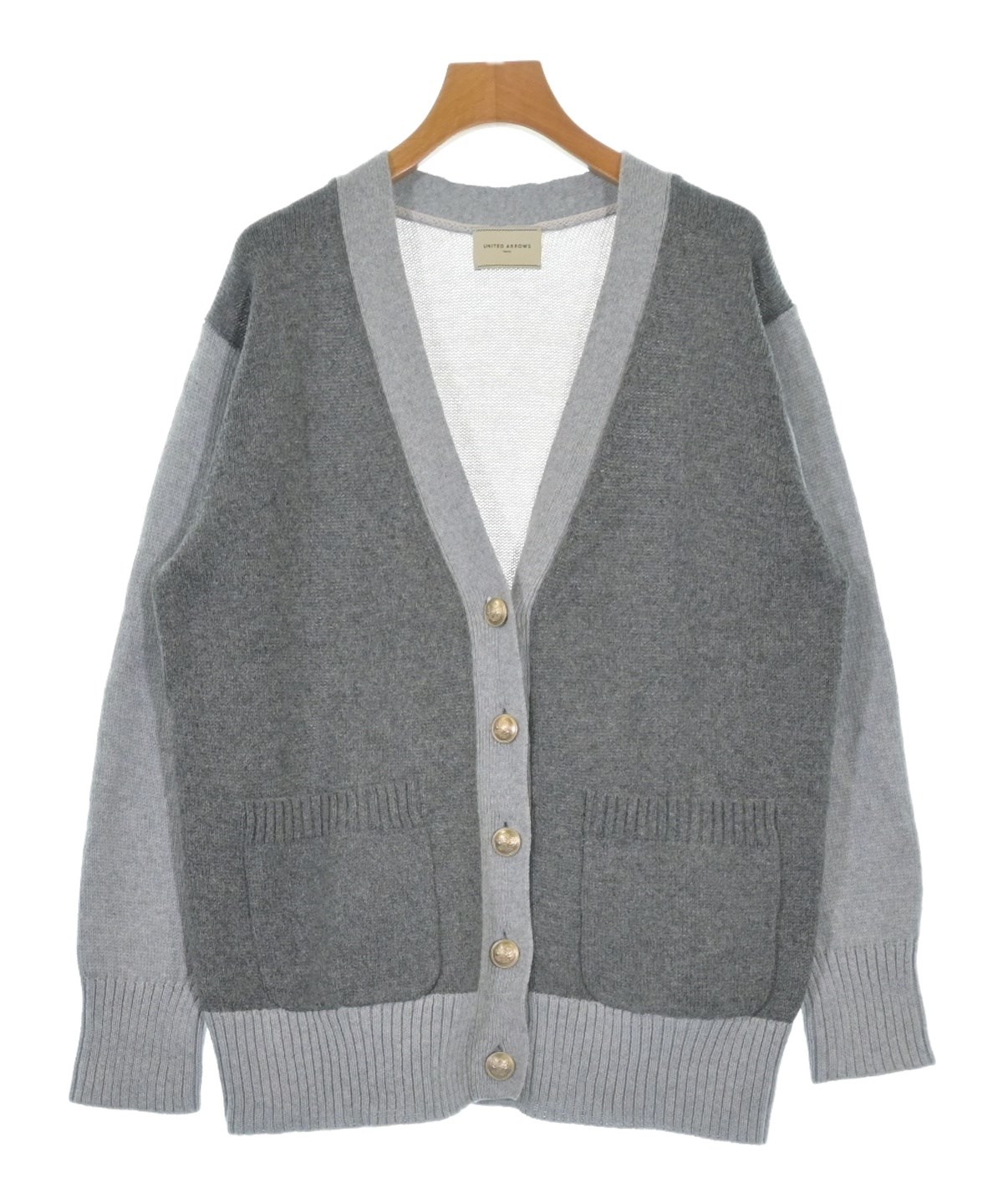 極美品✨️BATONER ユナイテッドアローズ別注 サマーカーディガン 3 グレー 極美品✨️BATONER ユナイテッドアローズ別注 サマーカーディガン 3
