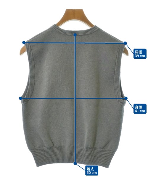 UNITED ARROWS（ユナイテッドアローズ）ベスト/ノースリーブ グレー サイズ:-(M位) レディース/2200633291051