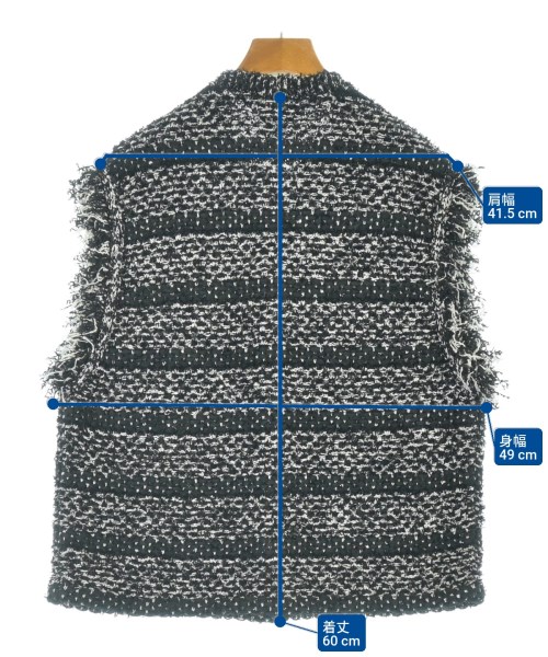 UNITED ARROWS（ユナイテッドアローズ）ベスト/ノースリーブ 黒 サイズ:F レディース/2200641918049