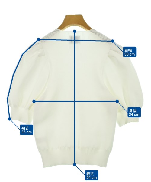 UNITED ARROWS（ユナイテッドアローズ）ニット・セーター 白 サイズ:F レディース/2200639800028