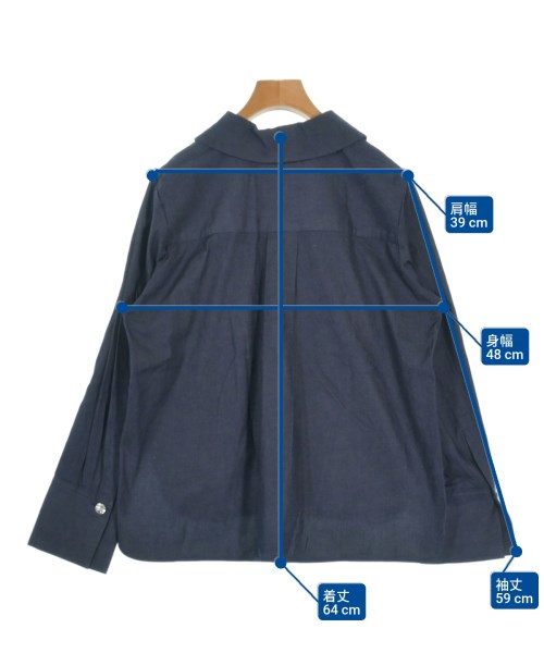 UNITED ARROWS（ユナイテッドアローズ）カジュアルシャツ 紺 サイズ:F レディース/2200641231063