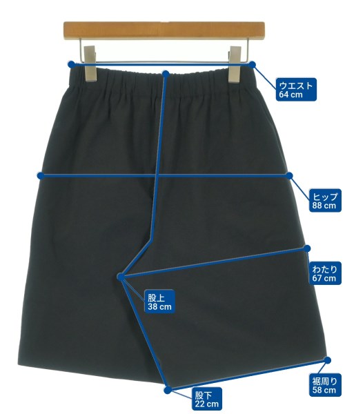 UNITED ARROWS（ユナイテッドアローズ）ショートパンツ 黒 サイズ:38(M位) レディース/2200641231070