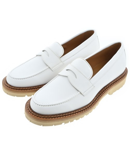 UNITED ARROWS(ユナイテッドアローズ)ドレスシューズ/ローファー 白 サイズ:EU38 1/2(25cm位)/2200650224025
