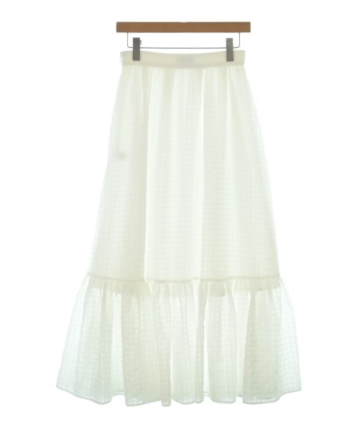 UNITED ARROWS（ユナイテッドアローズ）ロング・マキシ丈スカート 白 サイズ:38(M位) レディース/2200646444055